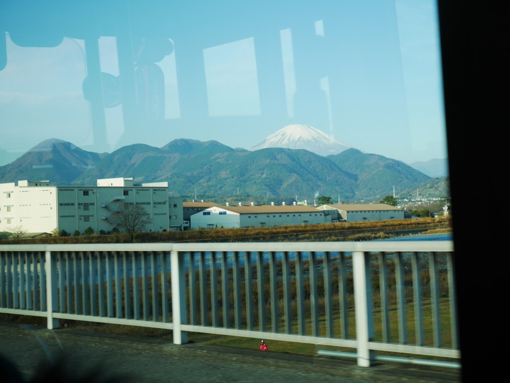 Ma première vision du Mont Fuji !