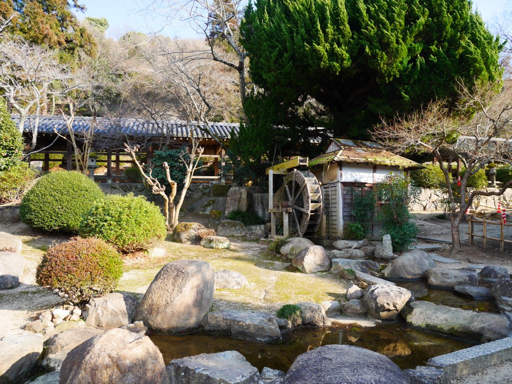 Un moulin au sanctuaire Kibitsu