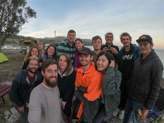 Group photo by Agustín apparently at Gordon Foreshore Reserve :)