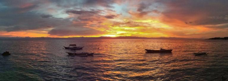 Coucher de soleil à Cebu