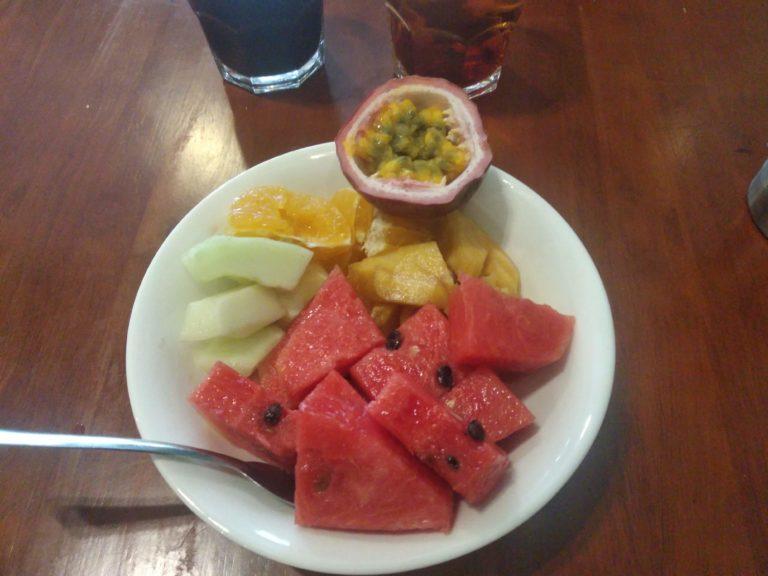 Fruit salad at our hostel in Da Lat