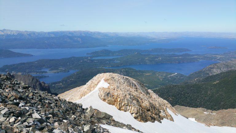 Pic Turista avec vue sur le lac de Nahuel Huapi